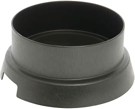 Countertop Ice Chilled Display Stand Round Black Plastic - 16 1/4"Dia x 6 3/4"H