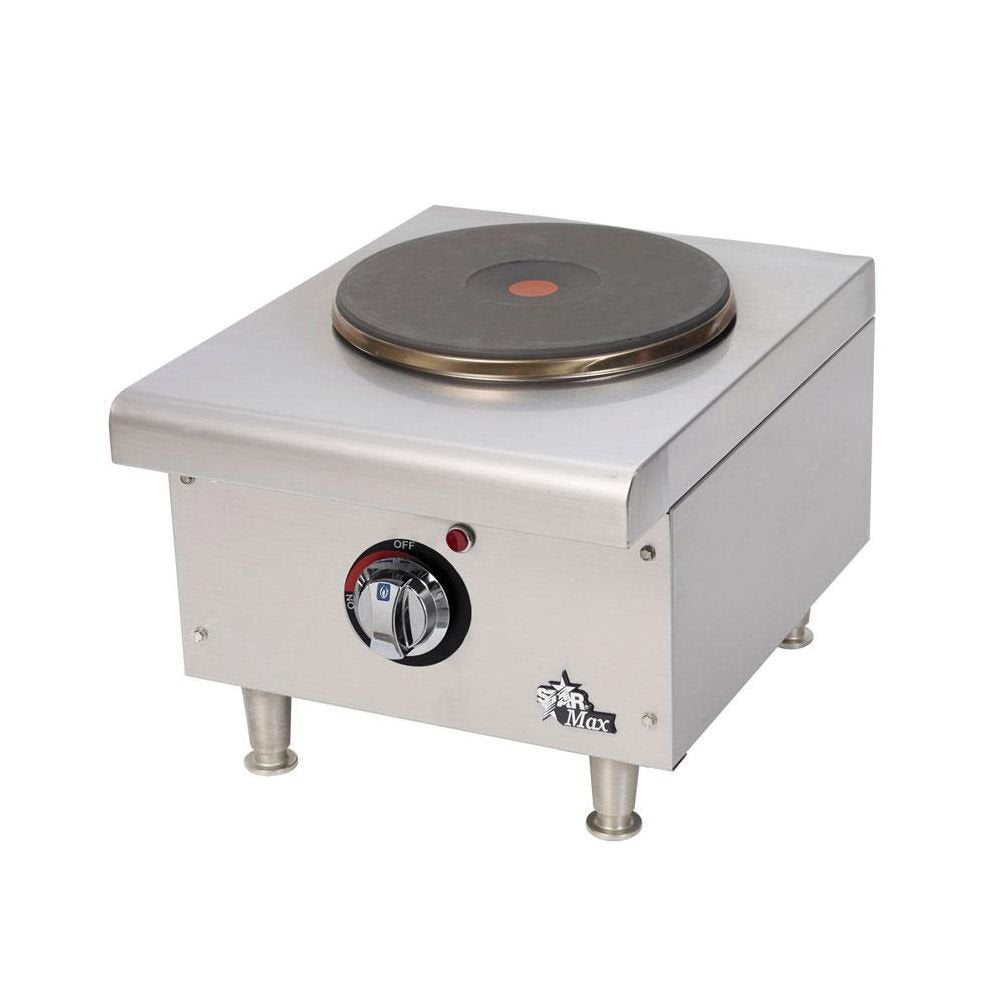 Star 501FF Star-Max Single Burner Electric Hot Plate by Star Micronics – Cast Iron, stainless-steel, Model 501FF_366052