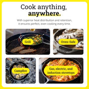 Lodge 1 / 7 Piece / Black Skillets