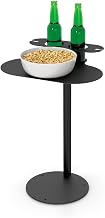 Global Industrial Indoor-Outdoor SideBar Table, 27-1/2"H, Aluminum, Black