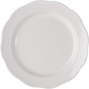 CAC China Seville 7 3/8 inch White Plate 36 Ct