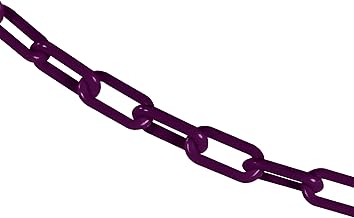 Mr. Chain 1.5" x 25' Purple Plastic Safety Chain 30023-25 - 1 Each