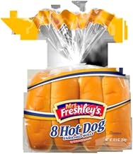 Mrs Freshleys Hot Dog Bun, 12 Ounce -- 8 per case.