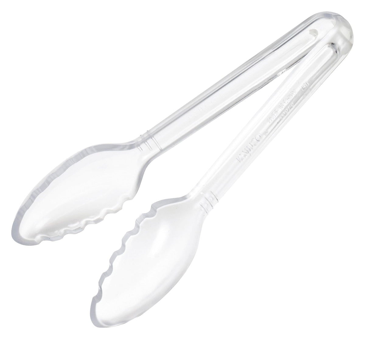 Winco 6" / Curve / Clear Tongs