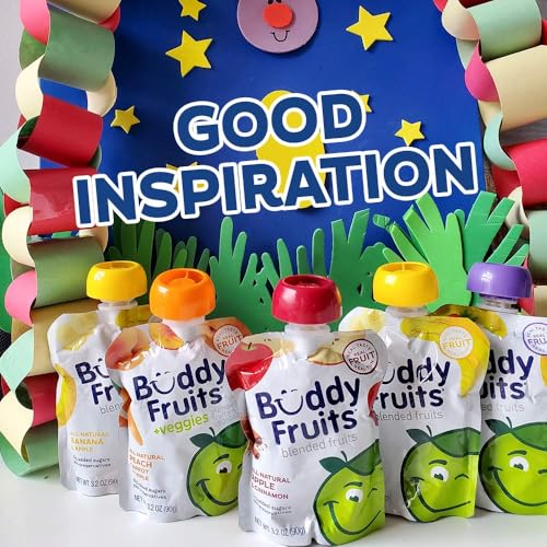 Buddy Fruits Blueberry & Sweet Potato / 3.2 Ounce (Pack of 18) / 1 Applesauce