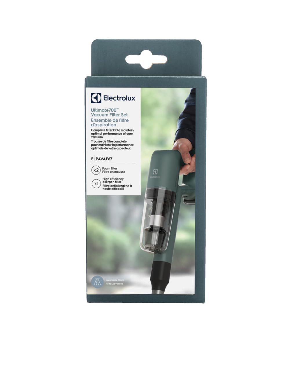 Ultimate700™ Vacuum Filter Set (Pack of 4) by Electrolux – Pack of 4, Plastic, Blue, Pack of 4, Model ELPAVAF67