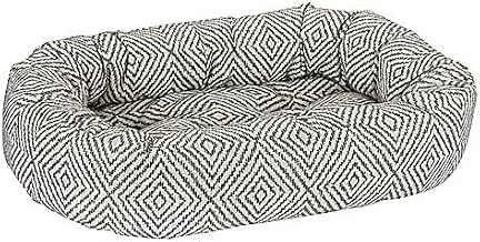 Bowsers Diamondback Woven Donut Dog Bed M