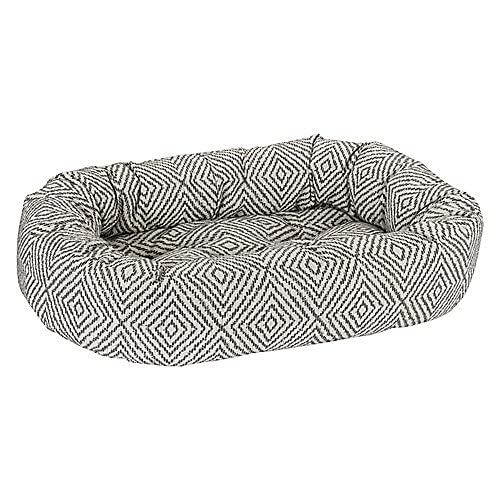 Diamondback Woven Donut Dog Bed M by Bowsers – M, plush, Model 21279