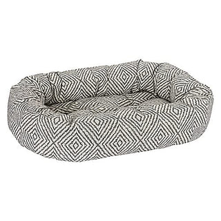 Diamondback Woven Donut Dog Bed M by Bowsers – M, plush, Model 21279