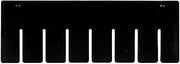 Akro-Mils Akro-Grid Vertical Dividers For Dividable Containers - Short Divider - Fits Container 44343