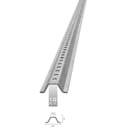 Post - U-Channel - Light-Duty - 6'L - Galvanized by Tapco – 6 feet, Recycled Steel, Galvanized, Model 100618**