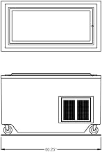 60" Enclosed Base Fiberglass Frost top Unit