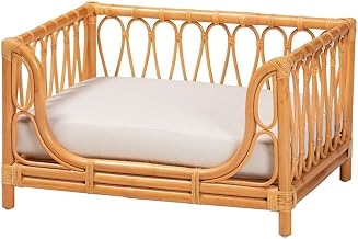 bali & pari Kierra Bohemian Honey Rattan Pet Bed