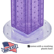 Azar Displays 4 inches x 12 inches x 9 inches / Purple / Pegboard only Panels & Units