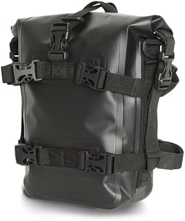 8L Roll-Top Bumper Bag for Kawasaki Vulcan 1700 Classic | Upgraded Seamless Welding Ensures Dry Gear During Rain Rides. 500D Waterproof Roll Top Construction With 8L Storage Space.