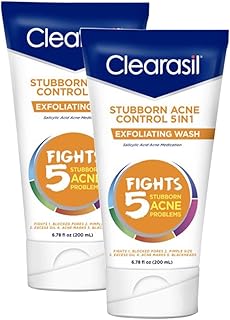 Clearasil Ultra 5in1 Exfoliating Wash, 6.78 oz. (Pack of 2)