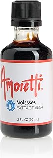 Amoretti Molasses Extract Water Soluble 2 oz - Highly Concentrated & Perfect For Pastry, Savory, Brewing, and more, Preservative Free, Vegan, Kosher Pareve, Keto Friendly