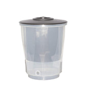 Beverage Dispenser with Infuser Tube by Service Ideas – 3 Gallon, 3.0 gallons, Polycarbonate (PC), Black, Model CBDRP3BL