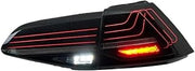 For VW Golf 7 modified CSL taillight assembly brake reverse flow light steering running light(CSL blackened)