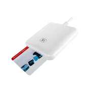 USB ACR38_I1 CAC PC/SC Contact Smart Chip IC Card Reader Writer Support ISO7816 A B C Memory Cards with 2PCS SLE4442 Chip Card by xcrfid – white