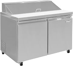 46 7/8" Sandwich/Salad Prep Table w/Refrigerated Base, 115v