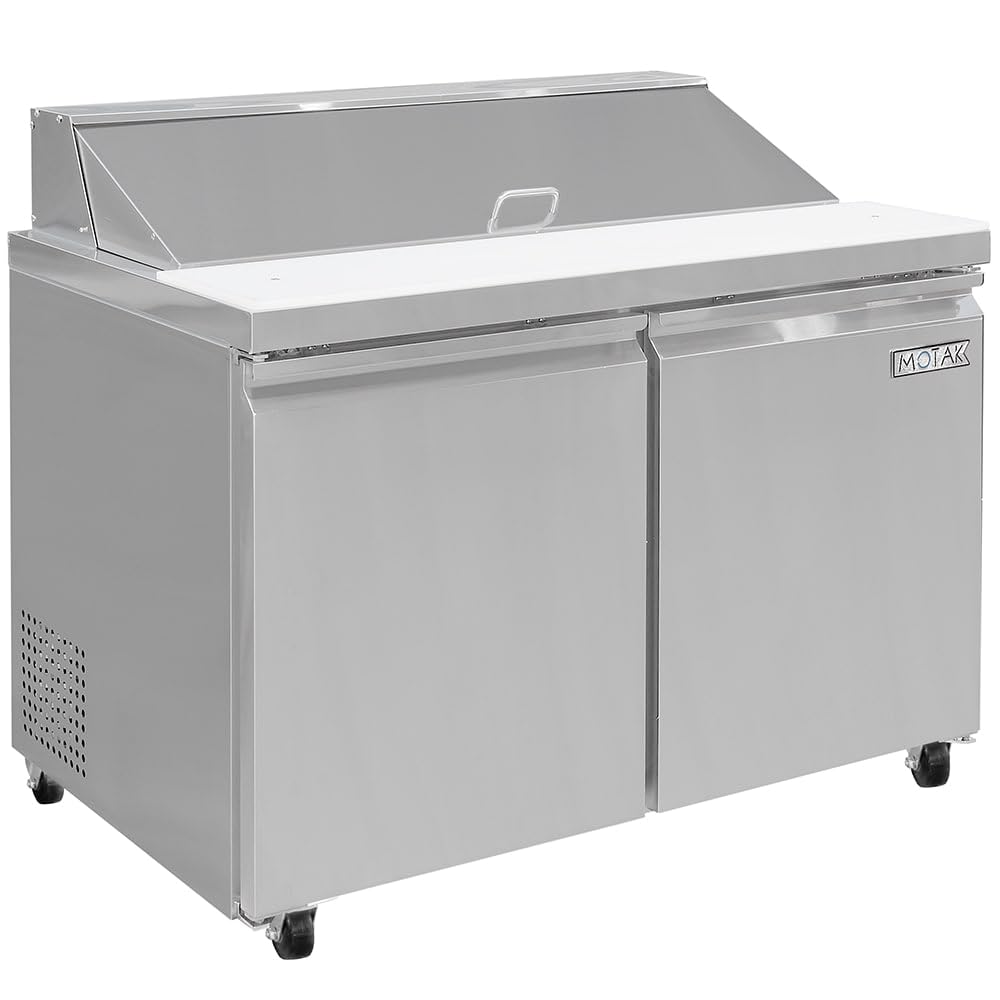 46 7/8" Sandwich/Salad Prep Table w/Refrigerated Base by MOTAK – 51.97x34.65x45.67, In Description, Check Images, Model MST-48-X
