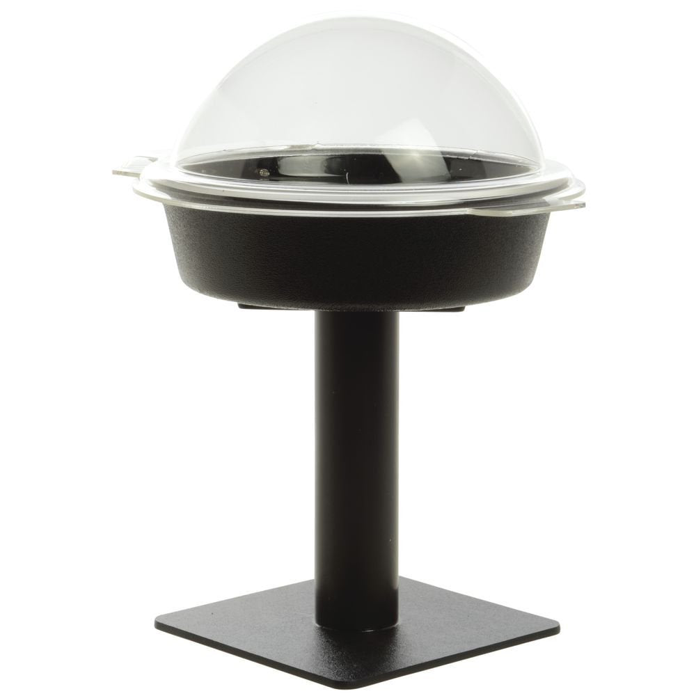 Cal-Mil Black Base with Dome Sample Display Stand - 9"Dia x 14"H by ALC – Plastic, Black, Model 688640161253