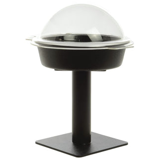 Cal-Mil Black Base with Dome Sample Display Stand - 9"Dia x 14"H by ALC – Plastic, Black, Model 688640161253