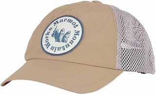 MARMOT Alpine Soft Mesh Trucker Hat, Light Oak, S/M, Small-Medium