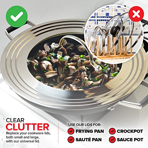 Modern Innovations Silver - Stainless Steel / 1 / 1 Lid - Stainless Steel Lids