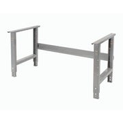 Adjustable Height Workbench C-Channel Leg by Global Industrial – 30"L x 72"W x 4"H, Steel, Gray, Model 183988