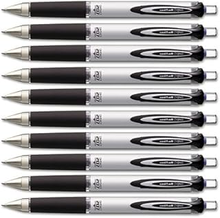 Uni-Ball Impact Retractable Gel Ink Pen, Blue Ink, 10 Pens (65871)