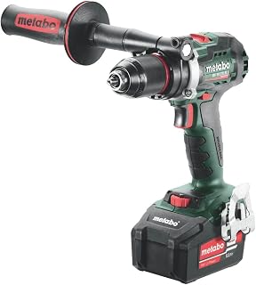 metabo 602358520 18V Brushless Lithium-Ion Cordless Drill Driver Kit with 2 Batteries (5.2 Ah)
