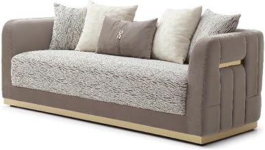 Glory Furniture Lexington G00280A-S Sofa Brown/Light Beige