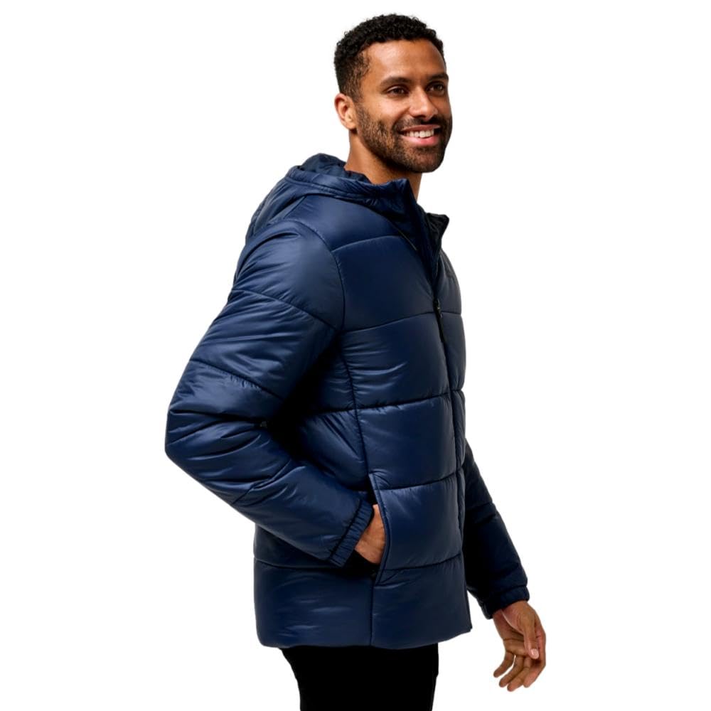 Mens Aves Tech Puffer Jac Total Eclipse 3X-Large by TravisMathew – Polyester, Total Eclipse, Model 1MZ269