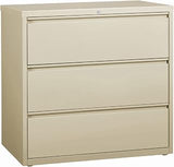 Lorell 88030 Lateral File, 3DRW, 42-Inch x18-5/8-Inch,40-1/4-Inch, Putty