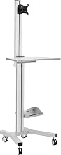 Global Industrial Mobile Height Adjustable Desktop Computer Workstation - 1 Each