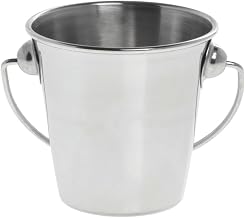 American Metalcraft SSP25 Pails, 3" Length x 3" Width, Silver