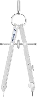 STAEDTLER Mars Comfort 551 01 Precision Compass Set with Lead Part, Universal Adapter and Spares Box