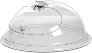Cal-Mil Clear Acrylic Self-Closing Door in Dome - 10"Dia x 6"H