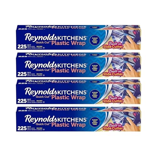 Reynolds 225 Sq Ft (Pack of 4) / 4 Plastic Wrap