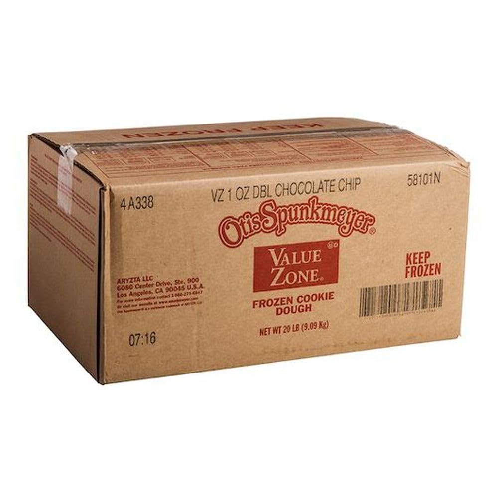 Otis Spunkmeyer Double Chocolate Chip / 1 Ounce / Brown and White Bread