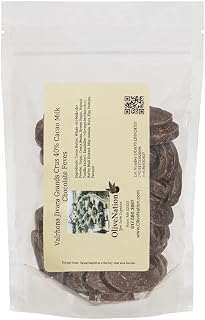 VALRHONA 4658 Jivara 40% Milk Chocolate Baking Feves from OliveNation, Creamy Melting Discs - 3 lbs