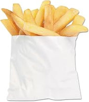 Bagcraft 450003 PB3 French Fry Bags, 4 1/2 x 2 x 3 1/2, White, 2000/Carton
