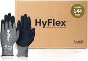 Ansell HyFlex 11-581 Vend Pack Mechanical Protection Gloves Size 6, Grey & Black (Pack of 144)