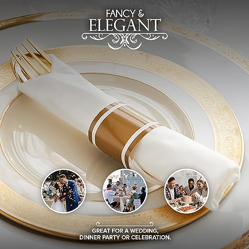 Stock Your Home 100 Count / Gold / Formal Spoons