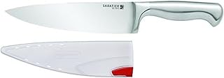 Sabatier Forged Stainless Steel Slicing Knife with Edgekeeper Self-Sharpening Blade Cover, High-Carbon Stainless Steel Kitchen Knife, Razor-Sharp Knife to Cut Fruit, Vegetables and more, 8-Inch