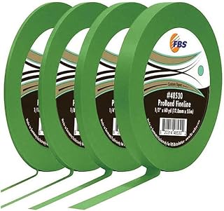 fine-line FBS Distributors 48520 1/4 inch x 60 Yards Green Fineline Tape
