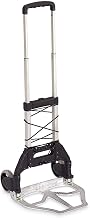 WESCO 220646 Aluminum Folding Hand Trucks, Poly Mini Mover