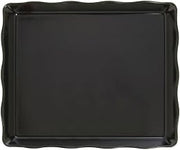 G.E.T. ML-155-BK Black Tray Melamine 14 x 11 1/2 x 1 1/4